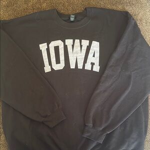 Gildan Black and White Crewneck Sweater